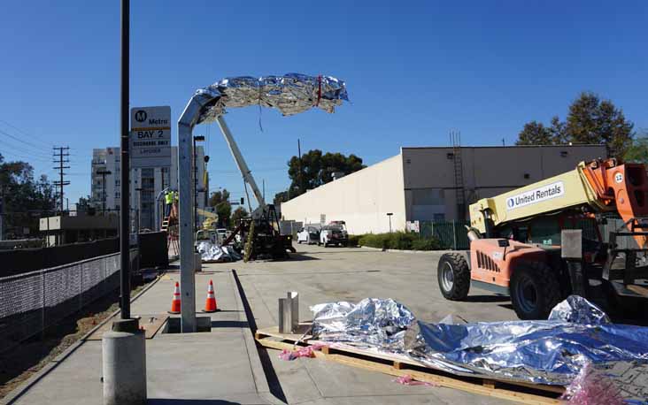 Metro LA Orange Line charge gantries